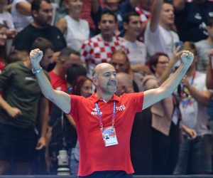 Split 08.09.2022 - Polufinalni susret na Europskom prvenstvu vaterpolista u Splitu, Hrvatska - Italija. Na slici Ivica Tucak.  foto HINA/ Mario STRMOTIĆ/ ms