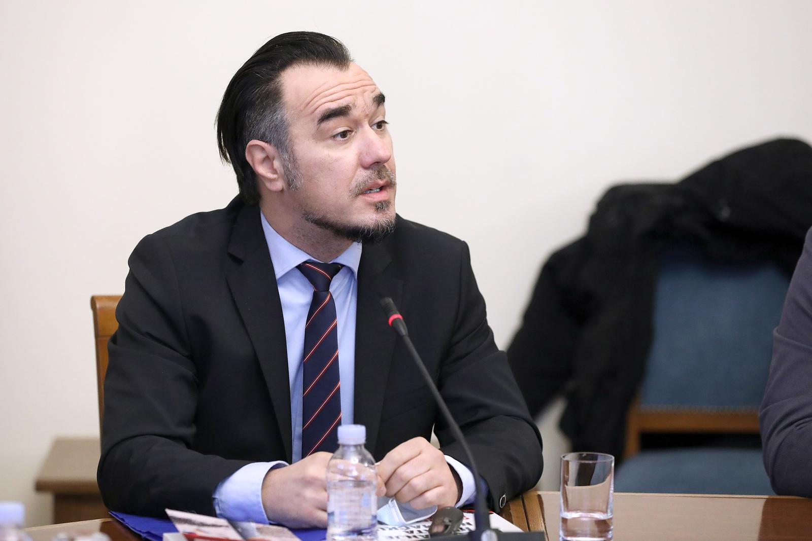 02.02.2022., Zagreb - U Saboru je odrzana 21., tematska sjednica Odbora za obitelj, mlade i sport o demografskoj revitalizaciji Hrvatske. U svjetlu objavljenih prvih podataka iz popisa stanovnistva  govorili su demografi Stjepan Sterc, Ante Roncevic, Tado Juric, te predstavnici tijela drzavne uprave.  Photo: Patrik Macek/PIXSELL