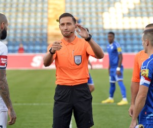 03.09.2022. Varazdin - 
Utakmica 8. kola Super Sport Hrvatske nogometne lige izmedju NK Varazdina i NK Gorice. Bugarski sudac Radoslav Gidzenov
 Photo: Marko Jurinec/PIXSELL