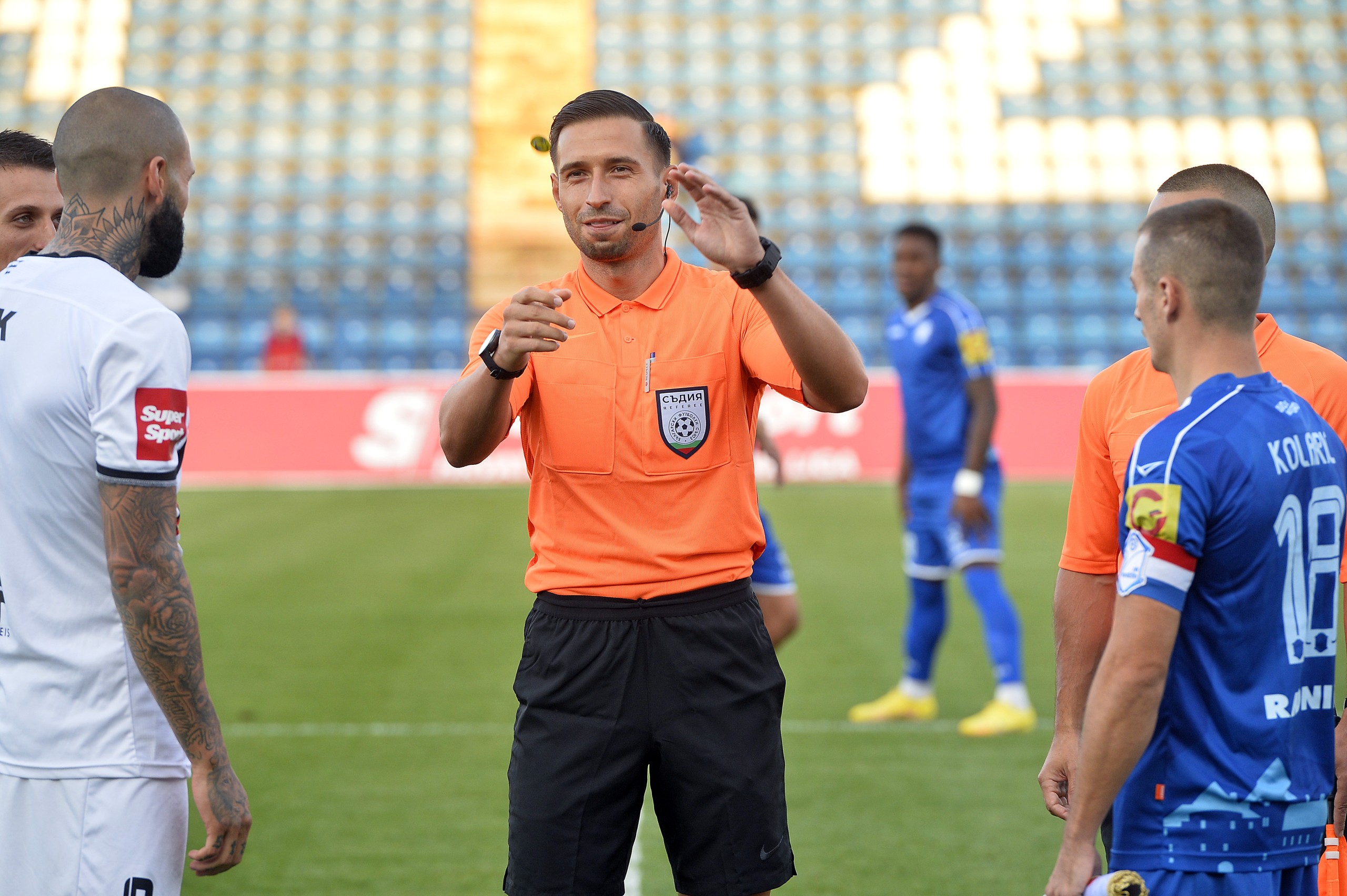 03.09.2022. Varazdin - 
Utakmica 8. kola Super Sport Hrvatske nogometne lige izmedju NK Varazdina i NK Gorice. Bugarski sudac Radoslav Gidzenov
 Photo: Marko Jurinec/PIXSELL