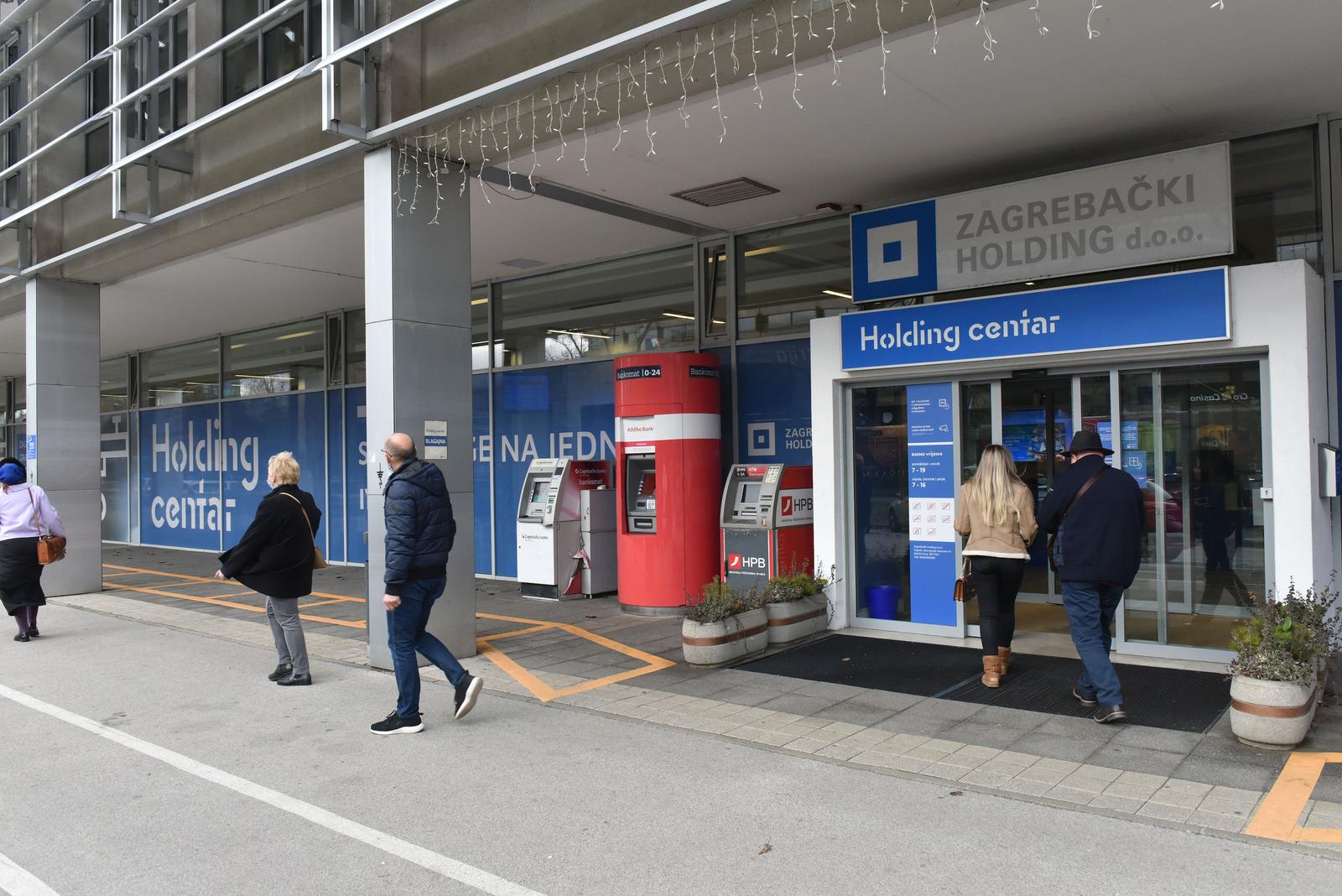 4.1.2022., Zagreb - Zgrada Zagrebackog Holdinga. Photo: Davorin Visnjic/PIXSELL