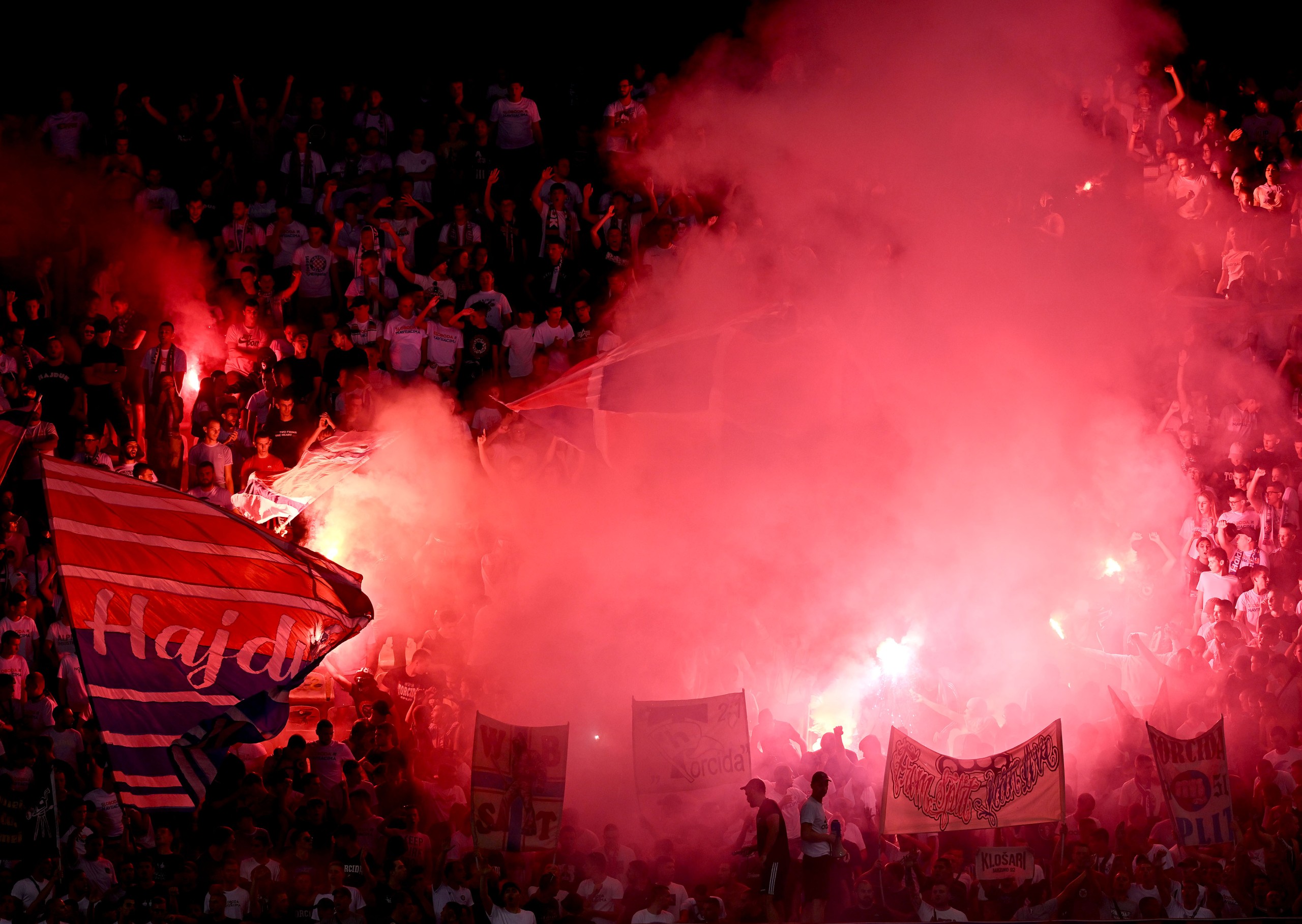 04.09.2022., stadion Poljud, Split - 08. kolo SuperSport HNL, HNK Hajduk - NK Slaven Belupo. 
 Photo: Marko Lukunic/PIXSELL