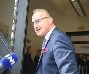 05.09.2022., Zagreb - Clanovi HDZ-a dolaze na sjednicu sireg predsjednistva HDZ-a u sredisnjici stranke. Gordan Grlic Radman  Photo: Lovro Domitrovic/PIXSELL