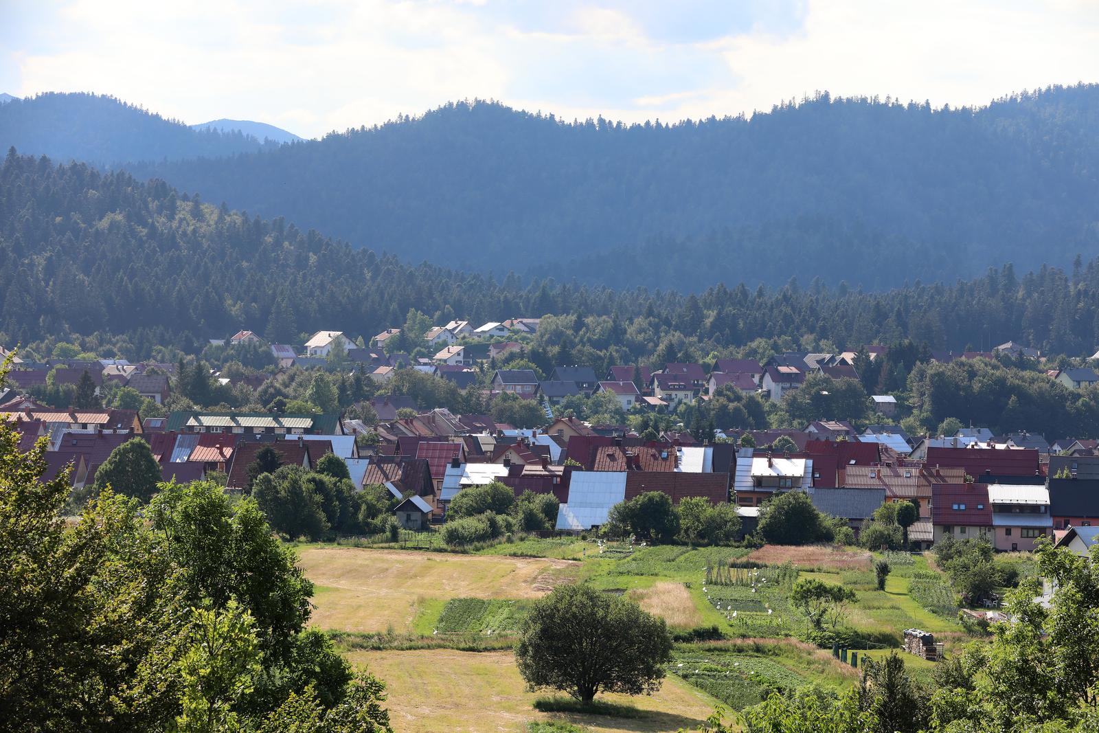 06.07.2022., Delnice - Panorama Delnica. Gorski kotar. Photo: Goran Kovacic/PIXSELL