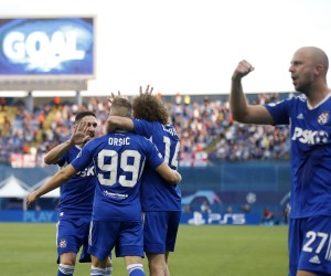 06.09.2022., stadion u Maksimiru, Zagreb - UEFA Liga prvaka, 1. kolo, skupina E, GNK Dinamo - FC Chelsea. Robert Ljubicic,Mislav Orsic Photo: Slavko Midzor/PIXSELL