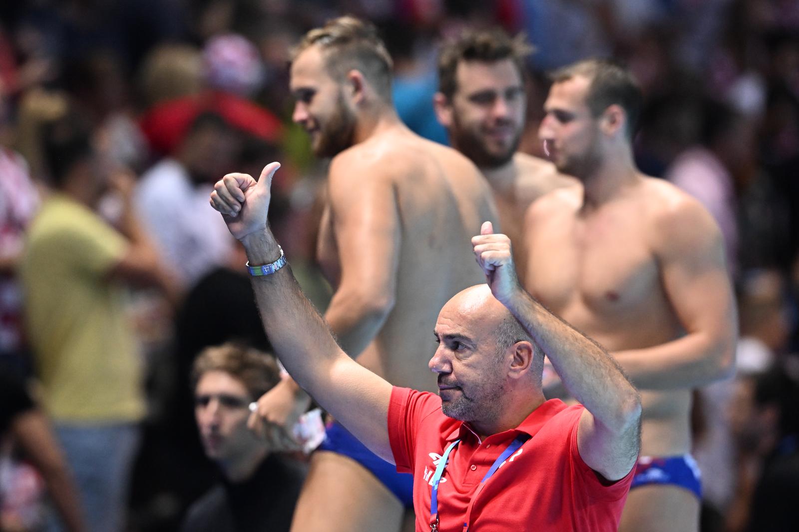 06.09.2022., Spaladium Arena, Split - LEN Europsko prvenstvo u vaterpolu za muskarce, cetvrtfinale, Hrvatska - Gruzija. Ivica Tucak  Photo: Marko Lukunic/PIXSELL
