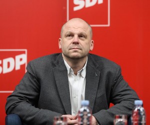 07.03.2022., Zagreb - U povodu Medjunarodnog dana zena, u sredisnjici SDP-a na Iblerovom trgu odrzao se okrugli stol pod nazivom "Jednake mogunosti, jedini smjer" u organizaciji Socijaldemokratskog foruma zena Hrvatske. profesor s katedre za radno i socijalno pravo na Pravnom fakultetu Sveucilista u Zagrebu i predsjednik SDP-a Zagreb Viktor Gotovac. Photo: Tomislav Miletic/PIXSELL