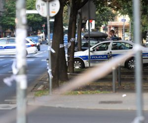 07.06.2022., Zagreb - Aktivnosti policijskih sluzbenika oko hotela Sheraton zbog posjeta turskog predsjednika Recep Tayyip Erdogana. Photo: Sanjin Strukic/PIXSELL