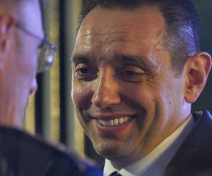 08.01.2022., Sportska dvorana Borik, Banjaluka (BiH) – Program proslave 30 godina postojanja Republike Srpske poceo je svecanom akademijom povodom Dana Republike Srpske kojoj prisustvuje veliki broj zvanica iz RS, BiH, regije i svijeta. Dogadjaju, izmedju ostalih, prisustvuju Milorad Dodik, Zeljka Cvijanovic, Radovan Viskovic, Nedeljko Cubrilovic, kao i srpski patrijarh Porfirije, Ana Brnabic, premijerka Srbije, Ivica Dacic, predsjednik Skupstine Srbije, Bratislav Bata Gasic, direktor srpske BIA, i Aleksandar Vulin, srpski ministar obrane. 
  Photo: Dejan Rakita/PIXSELL