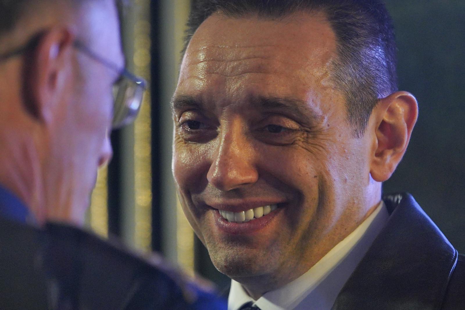 08.01.2022., Sportska dvorana Borik, Banjaluka (BiH) – Program proslave 30 godina postojanja Republike Srpske poceo je svecanom akademijom povodom Dana Republike Srpske kojoj prisustvuje veliki broj zvanica iz RS, BiH, regije i svijeta. Dogadjaju, izmedju ostalih, prisustvuju Milorad Dodik, Zeljka Cvijanovic, Radovan Viskovic, Nedeljko Cubrilovic, kao i srpski patrijarh Porfirije, Ana Brnabic, premijerka Srbije, Ivica Dacic, predsjednik Skupstine Srbije, Bratislav Bata Gasic, direktor srpske BIA, i Aleksandar Vulin, srpski ministar obrane. 
  Photo: Dejan Rakita/PIXSELL