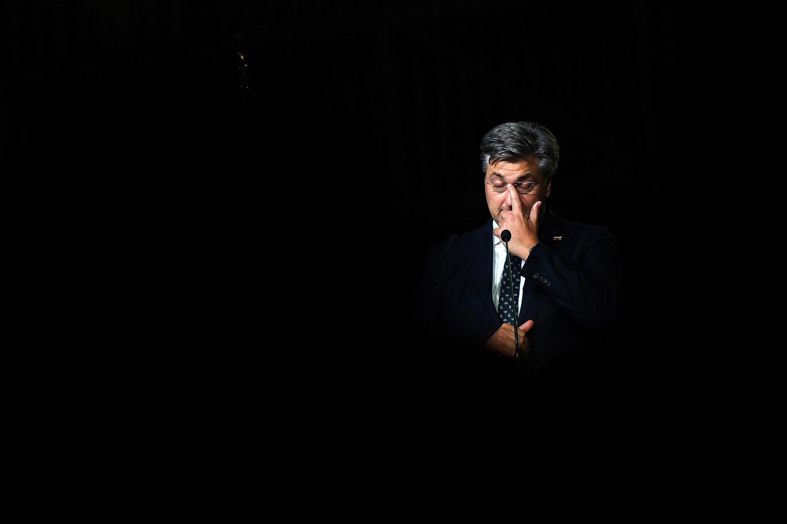 08.09.2022., Sveti Ilija- Predsjednik Vlade Andrej Plenkovic sudjelovao na programu otvorenja Osnovne skole Vladimira Nazora i svecanoj sjednici Zupanijske skupstine Varazdinske zupanije.
 Photo: Vjeran Zganec Rogulja/PIXSELL