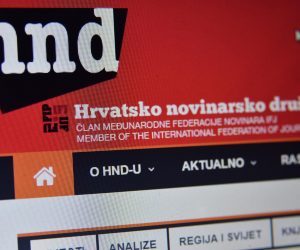 Internetska stranica Hrvatskog novinarskog društva 09.08.2018., Sibenik - Internetska stranica Hrvatskog novinarskog drustvarPhoto: Hrvoje Jelavic/PIXSELL