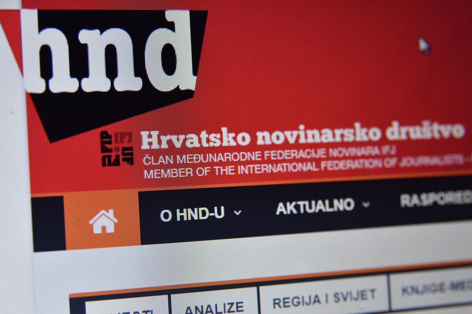 Internetska stranica Hrvatskog novinarskog društva 09.08.2018., Sibenik - Internetska stranica Hrvatskog novinarskog drustvarPhoto: Hrvoje Jelavic/PIXSELL