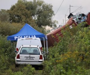 10.09.2022., Novska - Sudar teretnog i putnickog vlaka kod mjesta Rajic kod Novske u kojem je smrtno stradalo troje osoba, a vise ih je ozlijedjeno. Photo: Davor Javorovic/PIXSELL