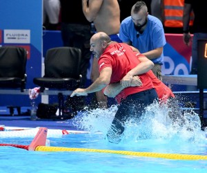 10.09.2022., Spaladium Arena, Split - LEN Europsko prvenstvo u vaterpolu za muskarce, finale, Madjarska - Hrvatska. Izbornik Hrvatske Ivica Tucak Photo: Marko Lukunic/PIXSELL