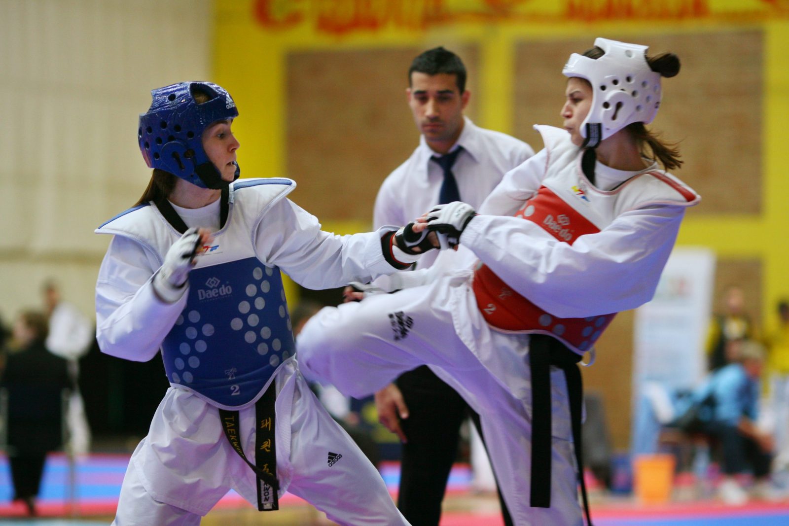 14.04.2012., Zagreb - U sportskoj dvorani Sutinska vrela u Podsusedu odrzano je prvenstvo Hrvatske u taekwondou. Martina Zubcic. rPhoto: Tomislav Miletic/PIXSELL