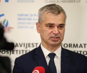 12.10.2021,Zagreb - Konferencija za novinare predsjednika HSUP-a, Dalibora Pudica.  Photo: Jurica Galoic/PIXSELL