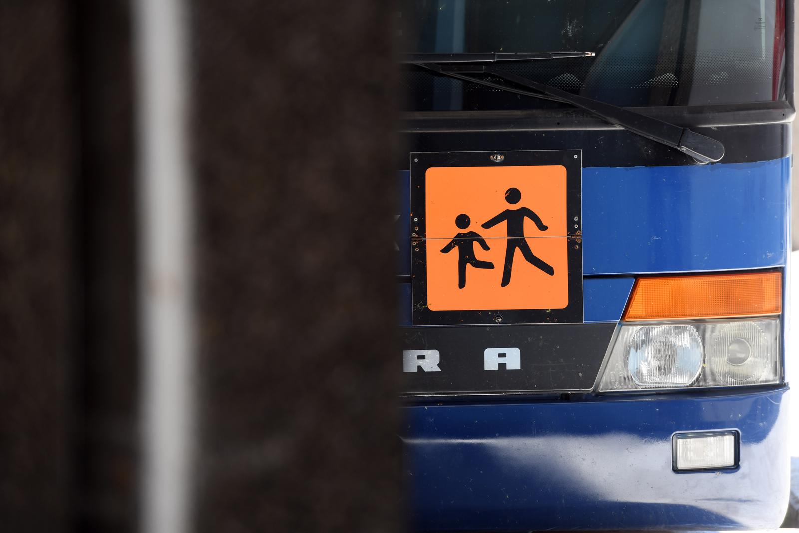14.05.2022., Sibenik - Ilustracija za prijevoz skolske djece autobusom. Photo: Hrvoje Jelavic/PIXSELL