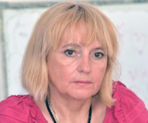 14.07.2015., Sisak - Konferenciji za medije Zupanijske organizacije Narodne stranke-Reformisti uz predsjednika ZO Zeljka Marjanovica nazocii su i predsjednik strane Radimir Cacic te podpredsjednica Natalija Martincevic i glavna tajnica Alenka Kosisa Cicin-Sain. Alenka Kosisa Cici-Sain. Photo: Nikola Cutuk/PIXSELL