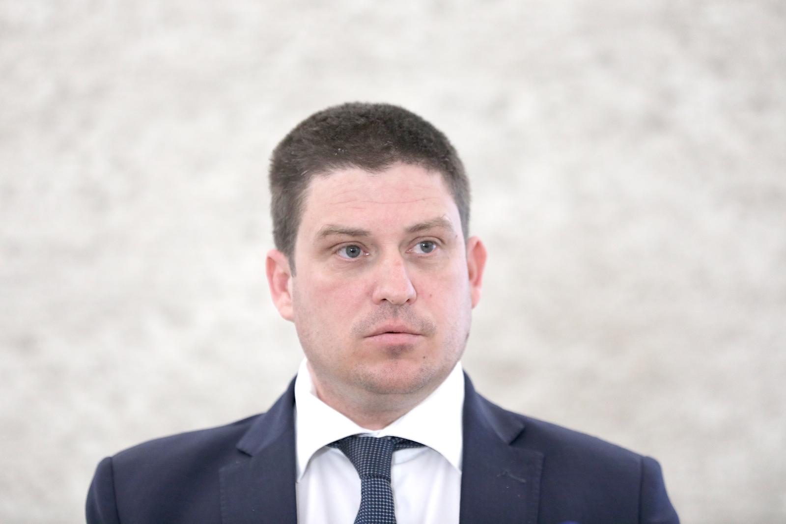 14.07.2022., Zagreb - Na konferenciji za medije odrzanoj u Saboru kandidat za potpredsjednika Vlade Oleg Butkovic komentirao je raspravu na Odboru za Ustav. Photo: Patrik Macek/PIXSELL