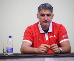 15.06.2022., Zagreb - Konferencija za medije hrvatske kosarkaske reprezentacije u hotel Aristos Buzin. Izbornik Damir Mulaomerovic. Photo: Igor Kralj/PIXSELL