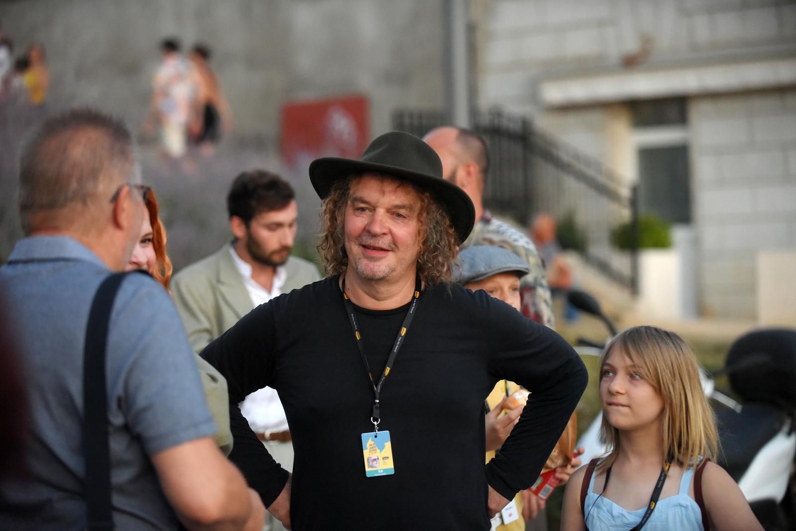 17.07.2022., Pula - Na drugoj veceri 69. Pula film festivala premijerno je prikazan film Gorana Dukica - Nosila je rubac crleni. Goran Dukic Photo: Sasa Miljevic/PIXSELL