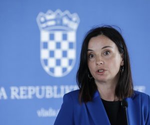 18.08.2022.,Zagreb, nakon redovite sjednice Vlade RH, ministrica Marija Vuckovic dala izjavu za medije.
Photo: Robert Anic/PIXSELL    Photo: Robert Anic/PIXSELL