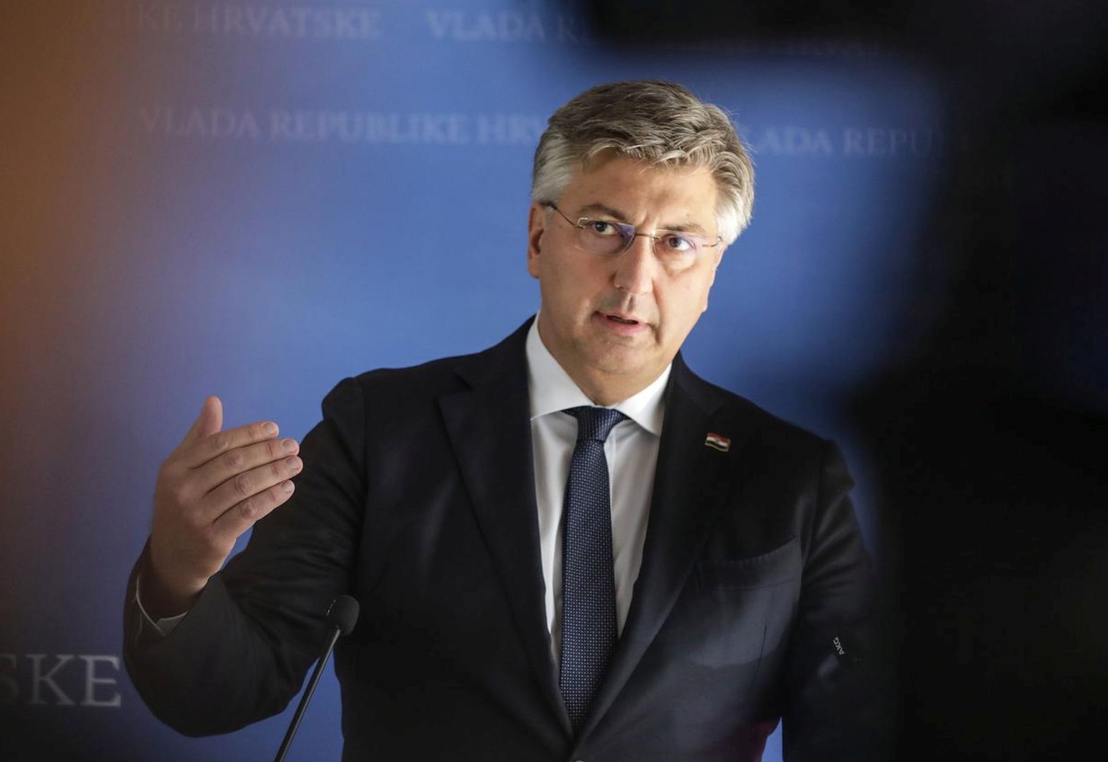 19.09.2022.,Zagreb, pod predsjedanjem premijera Andreja Plenkovica odrzana 150. sjednica Vlade RH. Nakon sjednice Vlade RH, premijer Andrej Plenkovic dao izjavu za medije.
 Photo: Robert Anic/PIXSELL