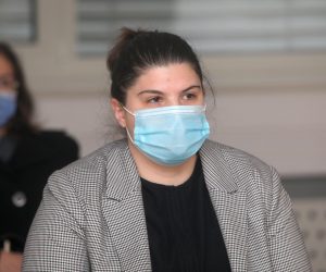 20.01.2022., Karlovac - Na Zupanijskom sudu u Karlovcu nastavljeno sudenje Kristini Ferko iz Vivodine optizenoj za trovanje mladica antifrizom. Photo: Kristina Stedul Fabac/PIXSELL