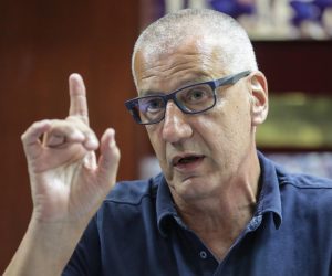 20.06.2022., Zagreb - U prostorija KK Cibona odrzana konferencija za medije na kojoj je predstavljena akcija Za spas Cibone. Bivsi trener Aleksandar Aco Petrovic.  Photo: Robert Anic/PIXSELL
