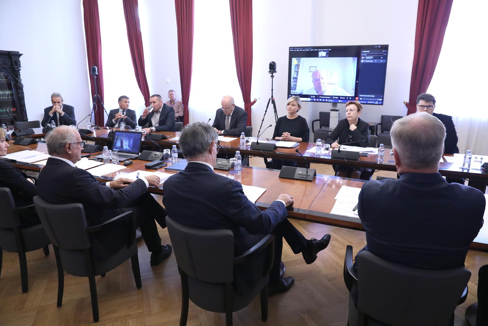 20.09.2022., Zagreb - Na 37. sjednici Odbor za Ustav, Poslovnik i politicki sustav raspravlja o odluci o otvaranju javne rasprave o nacrtu ustavnih promjena.
 Photo: Patrik Macek/PIXSELL