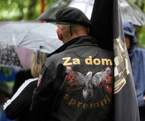 Sošice: Komemoracija pokraj jame Jazovke za žrtve koje su ubili partizani  22.06.2018., Sosice - Spomen-pohod i komemoracija pokraj jame Jazovke na Zumberku za vojnike i civile koje su partizani ubili tijekom Drugog svjetskog rata i nakon njega te ih bacili u jamu. rrPhoto: Zarko Basic/PIXSELL