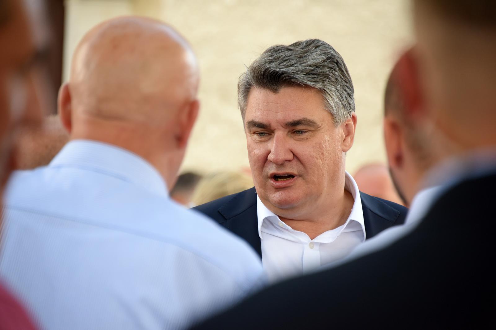 21.08.2022., Barban - 47. Trka na prstenac, uzvanici: Zoran Milanovic.
Photo: Sasa Miljevic / PIXSELL Photo: Sasa Miljevic/PIXSELL
