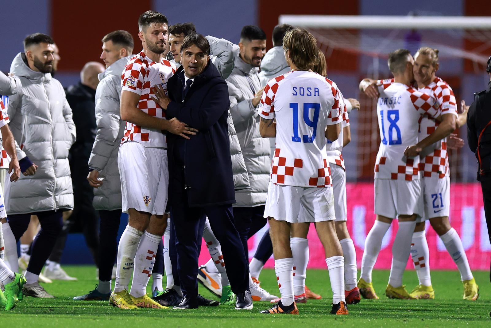 22.09.2022., stadion Maksimir, Zagreb - UEFA Liga Nacija, Liga A, skupina 1, 5. kolo, Hrvatska - Danska. Photo: Sanjin Strukic/PIXSELL