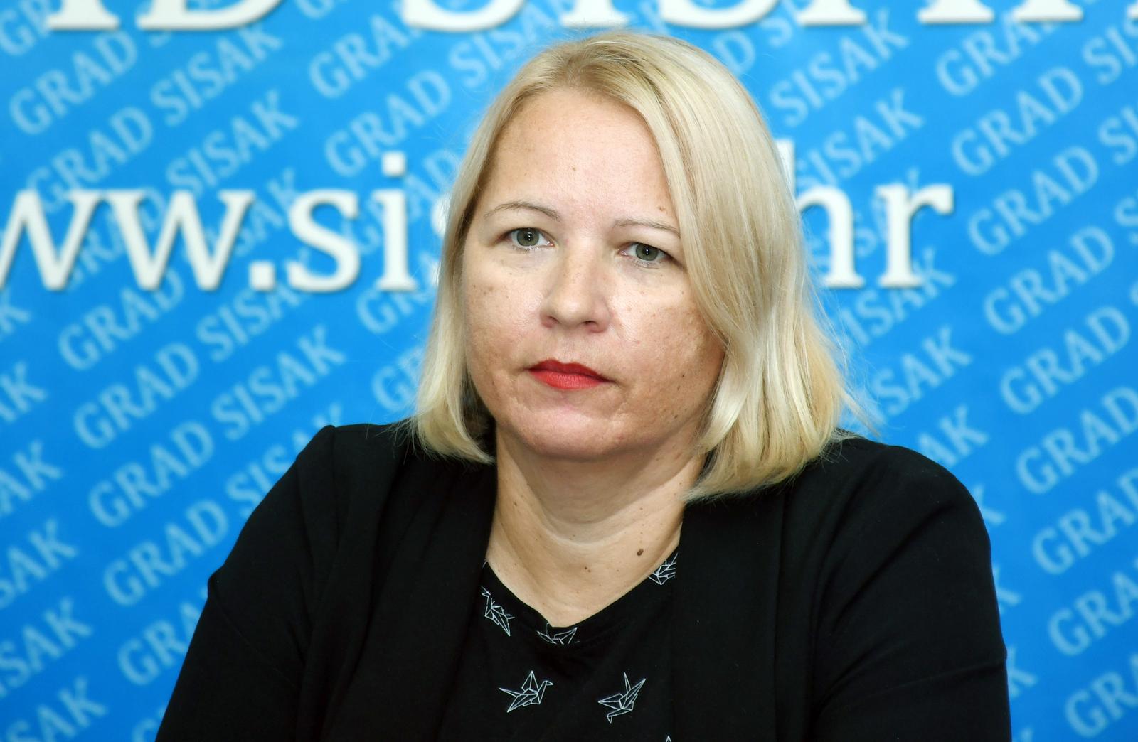 24.08.2022., Sisak - U Gradskoj vijecnici odrzano je primanje povodom otvorenja Islamskog kulturnog centra. Gradonacelnica Siska Kristina Ikic Banicek. Photo: Nikola Cutuk/PIXSELL