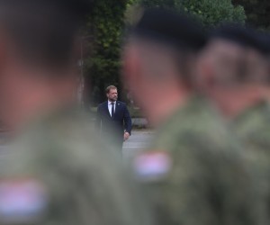 27.08.2021., Zagreb - Svecanost povodom obiljezavnja Dana roda Vojne policije, Dana Pukovnije vojne policije i 30. obljetnice ustrojavanja vojne policije u vojarni Croatia. Photo: Zeljko Lukunic/PIXSELL