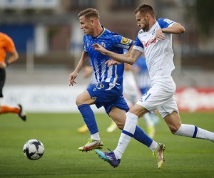 27.08.2022., stadion u Kranjcevicevoj ulici, Zagreb - SuperSport HNL, 07. kolo, NK Lokomotiva - NK Slaven Belupo. Enis Cokaj, Nikola Jambor   Photo: Slavko Midzor/PIXSELL