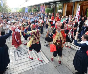 28.06.2018., Zagreb - Predsjednica RH Kolinda Grabar Kitarovic odrzala je Dan otvorenih vrata za iseljenike i hrvatske manjinske zajednice. rPhoto: Marko Prpic/PIXSELL