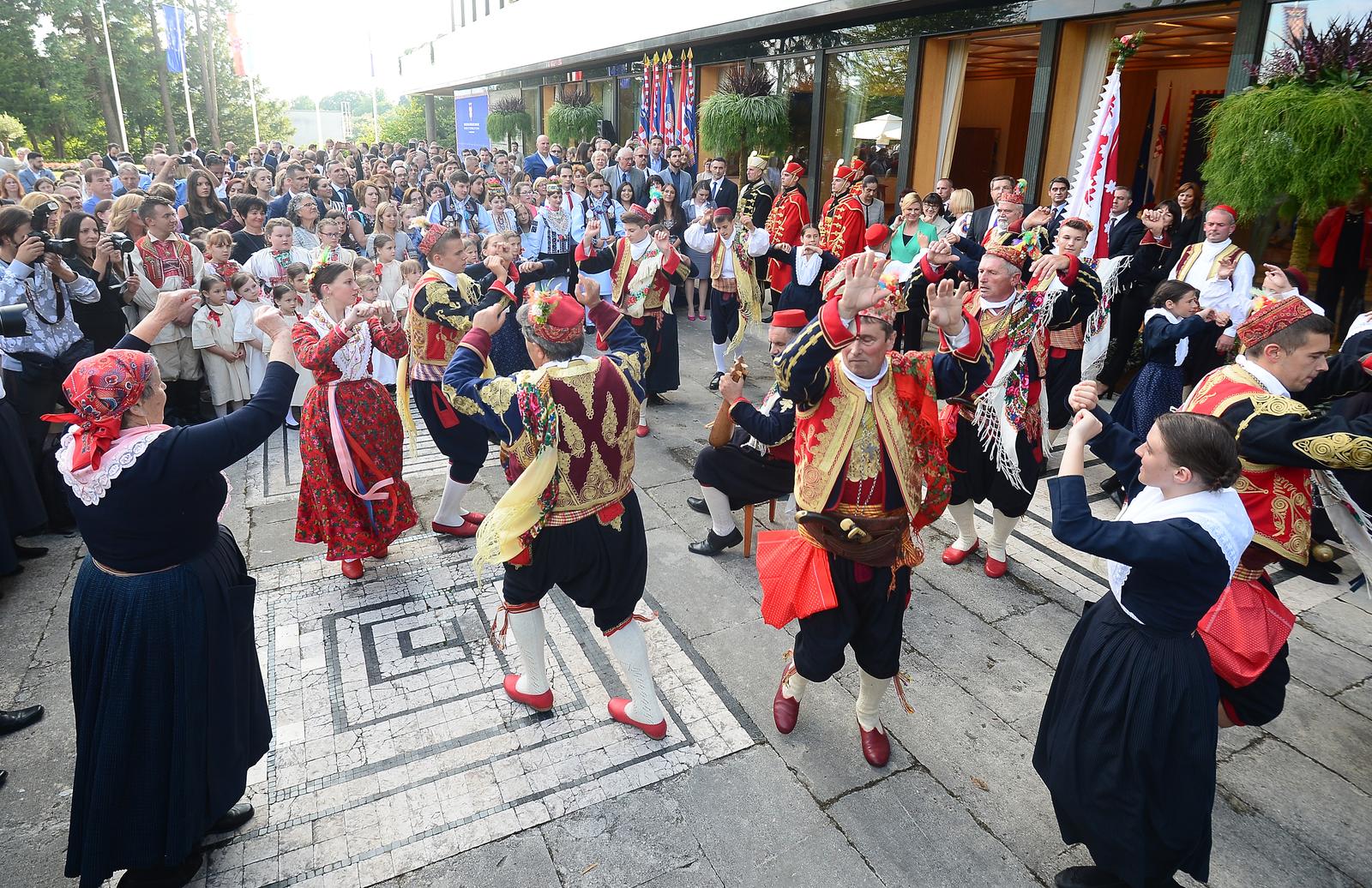 28.06.2018., Zagreb - Predsjednica RH Kolinda Grabar Kitarovic odrzala je Dan otvorenih vrata za iseljenike i hrvatske manjinske zajednice. rPhoto: Marko Prpic/PIXSELL
