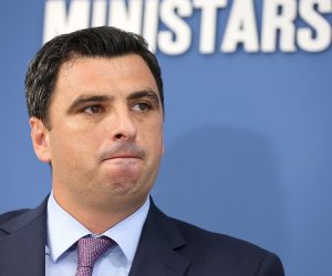 29.08.2022., Zagreb - U Ministarstvu financije odrzana je konferencija za medije na kojoj su izjave dali sef Ureda za sprjecavanje pranja novca Ante Bilus, ravnatelj Porezne uprave Bozidar Kutlesa i ministar financija Marko Primorac. 
 Photo: Goran Stanzl/PIXSELL