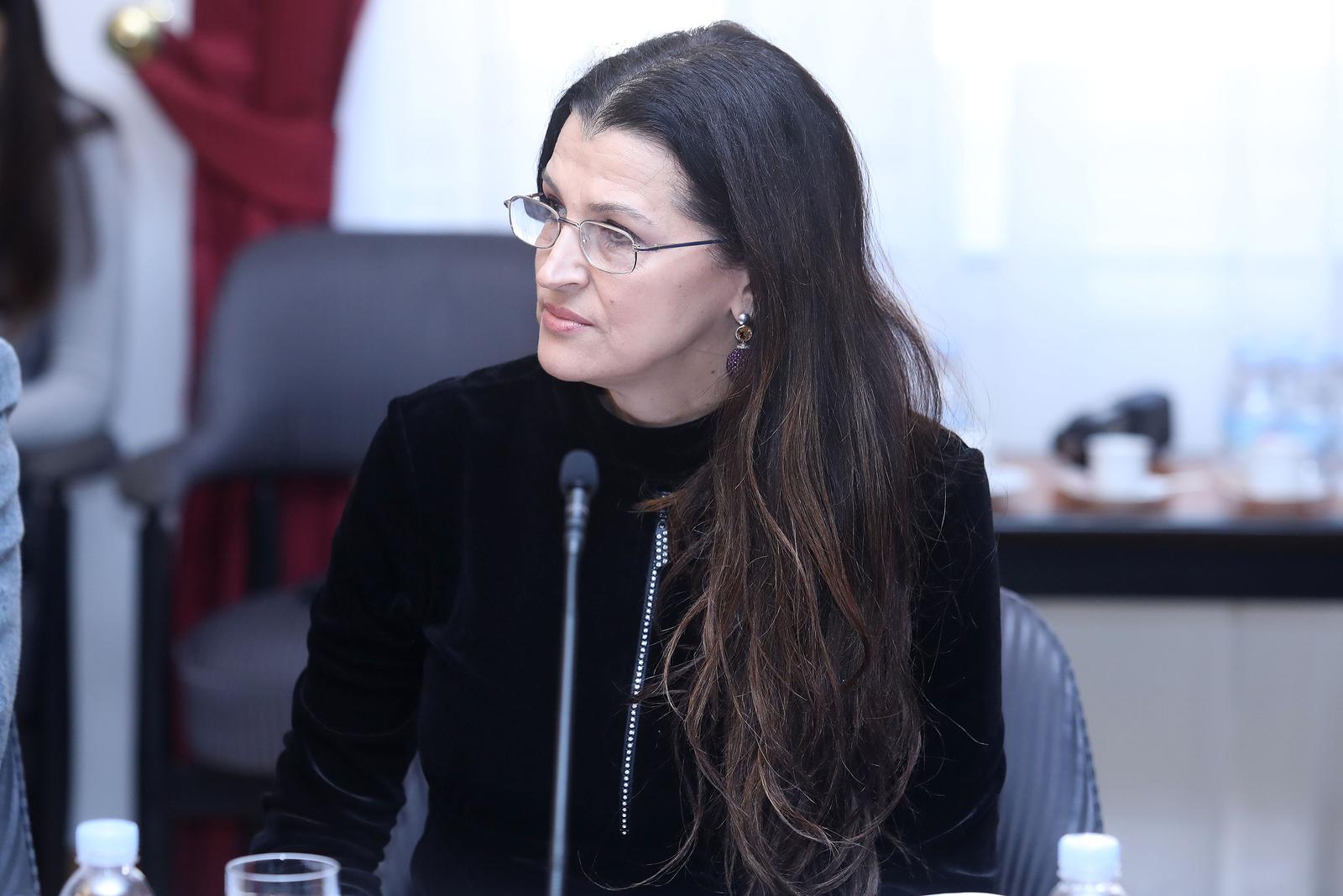 30.01.2020., Zagreb - Zastupnica Romana Jerkovic, koja je izabrana u Europski parlament i koja moze aktivirati mandat nakon Brexita, odradjuje zadnja dva dana u Saboru. Danas je bila na svojoj posljednjoj sjednici Odbora za zdravstvo.rInace, odbor za zdravstvo i socijalnu politiku raspravlja o povjerenju kandidatu za novog ministar zdravstva Viliju Berosu. Kandidata je saborskom odboru predstavio premijer Andrej Plenkovic.rPhoto: Patrik Macek/PIXSELL
