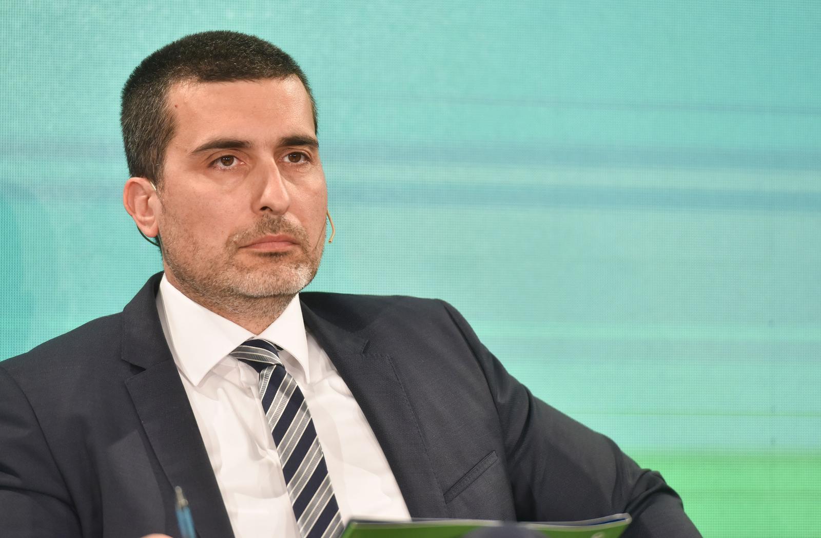 30.03.2021.,Zagreb - Poslovni dnevnik u Hotelu Hilton Garden Inn organizirao je video konferenciju pod nazivom Zeleni plan u energetskom razvoju Hrvatske. Prva panel diskusija na temu Uloga energetskih kompanija u ostvarenju ciljeva iz Zelenog plana.rphoto: Davorin Visnjic/pixsell