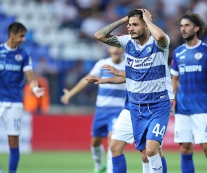 31.07.2022., Osijek - 3. kolo SuperSport Hrvatske nogometne lige, NK Osijek - NK Slaven Belupo. Kristijan Lovric Photo: Davor Javorovic/PIXSELL