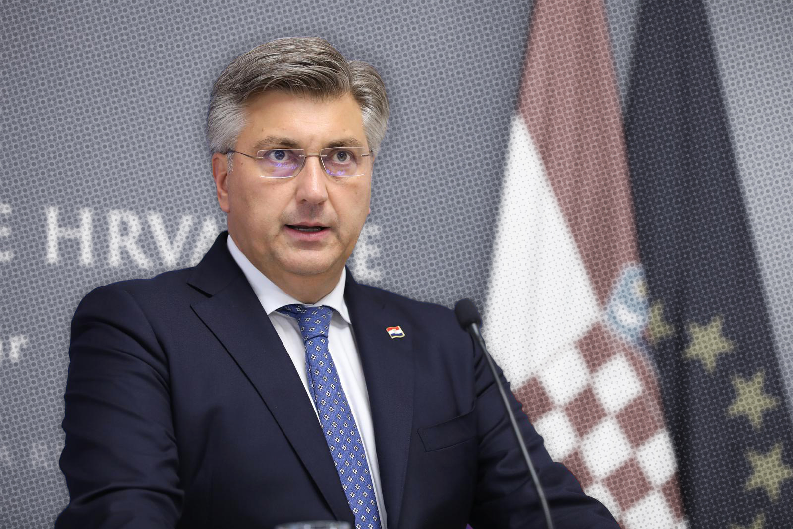 31.08.2022.,Zagreb - Andrej Plenkovic nakon sastanka vladajuce koalicije obratio se medijima Photo: Patrik Macek/PIXSELL