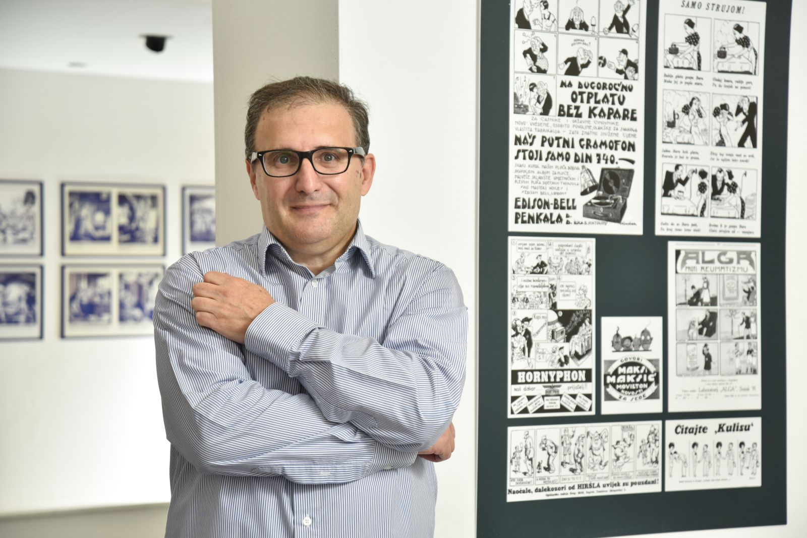 14.09.2022., Zagreb - Veljko Krulcic, producent i strucnjak za strip umjetnost. 

Photo Sasa ZinajaNFoto