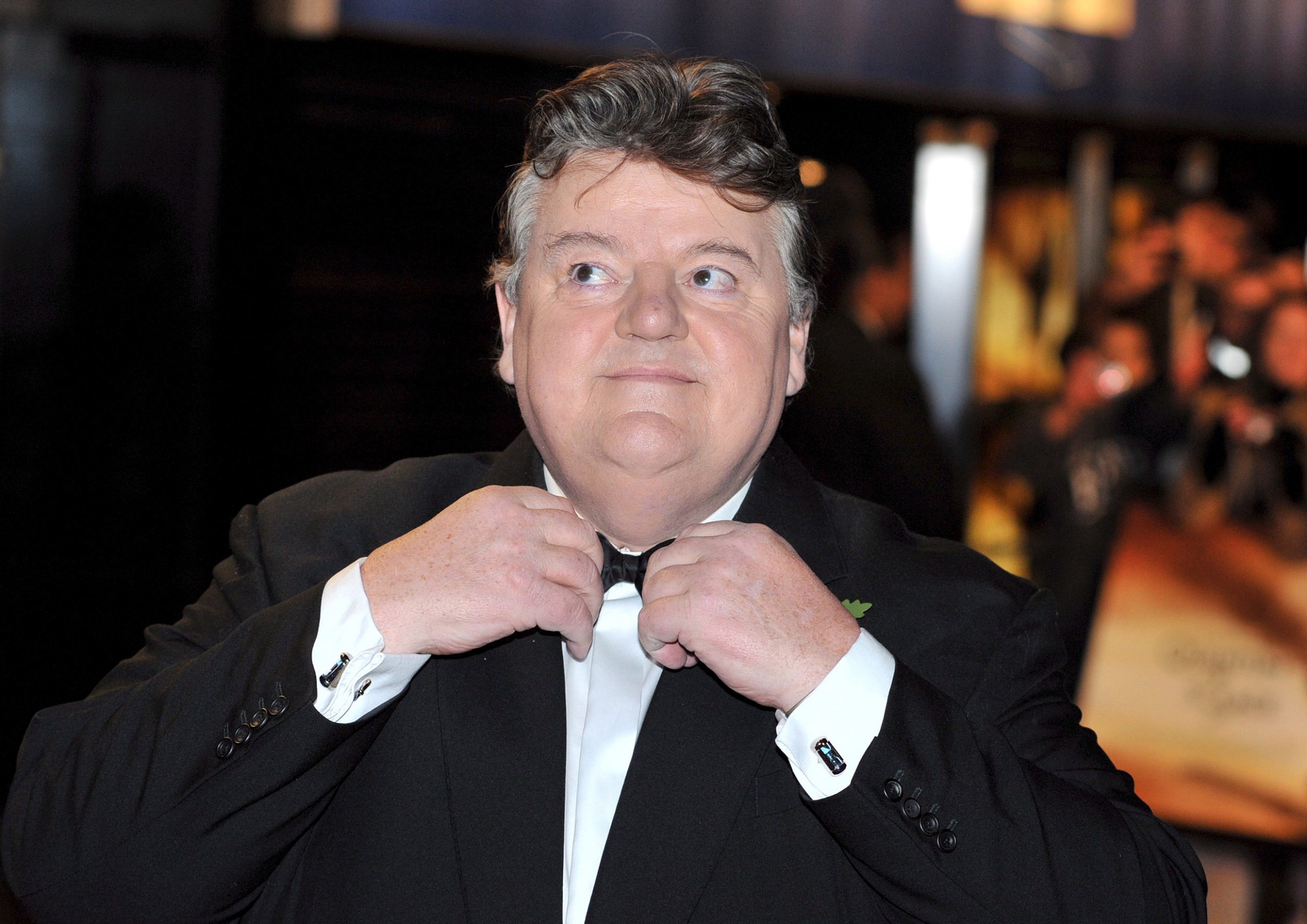 epa10243912 (FILE) - British actor Robbie Coltrane arrives at the 52nd Times BFI London Film Festival in London, Britain, 29 October 2008 (reissued 14 October 2022). According to his agent Belinda Wright, Robbie Coltrane has died aged 72.  EPA/DANIEL DEME