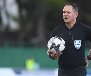 02.10.2022., Sibenik - SuperSport Prva HNL, 11. kolo, HNK Sibenik - HNK Gorica. Sudac Fran Jovic Photo: Hrvoje Jelavic/PIXSELL