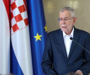 03.06.2022., Brijuni - Predsjednik Republike Hrvatske Zoran Milanovic domacin je 9. Trilateralnog sastanka na kojem je ugostio predsjednika Republike Austrije Alexandera Van der Bellena i predsjednika Republike Slovenije Boruta Pahor. Austrijski predsjednik Alexander Van der Bellen. Photo: Srecko Niketic/PIXSELL