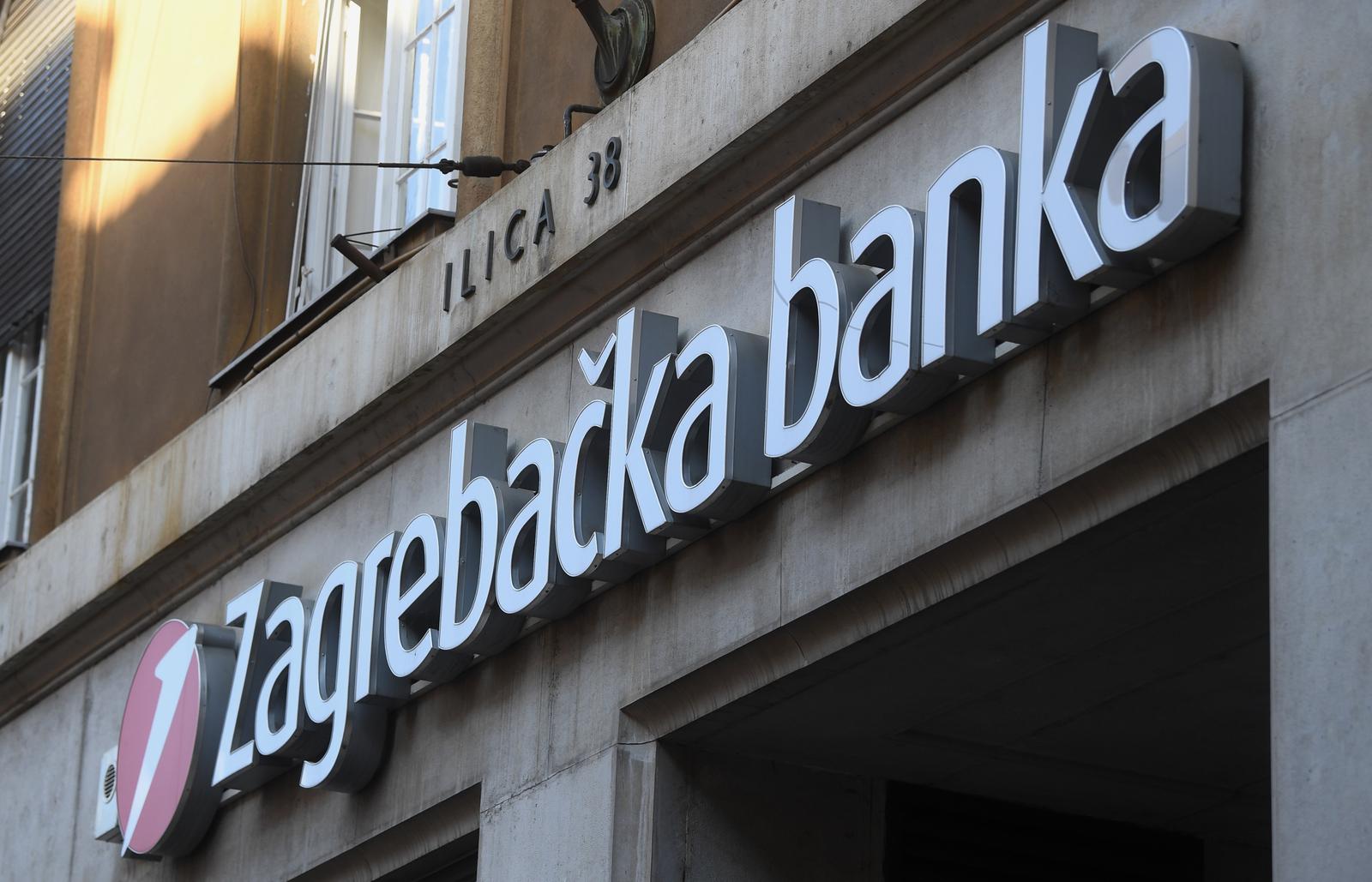03.11.2020., Zagreb - Poslovnica Zagrebacke banke u Ilici 38.rPhoto: Marko Lukunic/PIXSELL