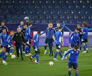 04.10.2022., stadion Salzburg, Salzburg, Austrija - Trening nogometasa Dinama uoci utakmice 3. kola UEFA Lige prvaka izmedju Red Bull Salzburga i GNK Dinamo.  Photo: Matija Habljak/PIXSELL